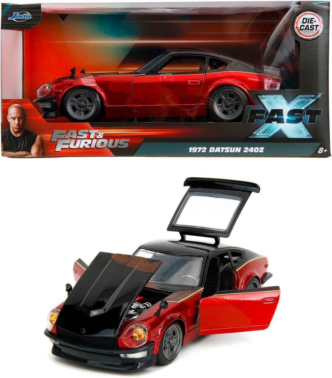 Jada Toys 1:24 Fast & Furious 1972 Datsun 240Z
