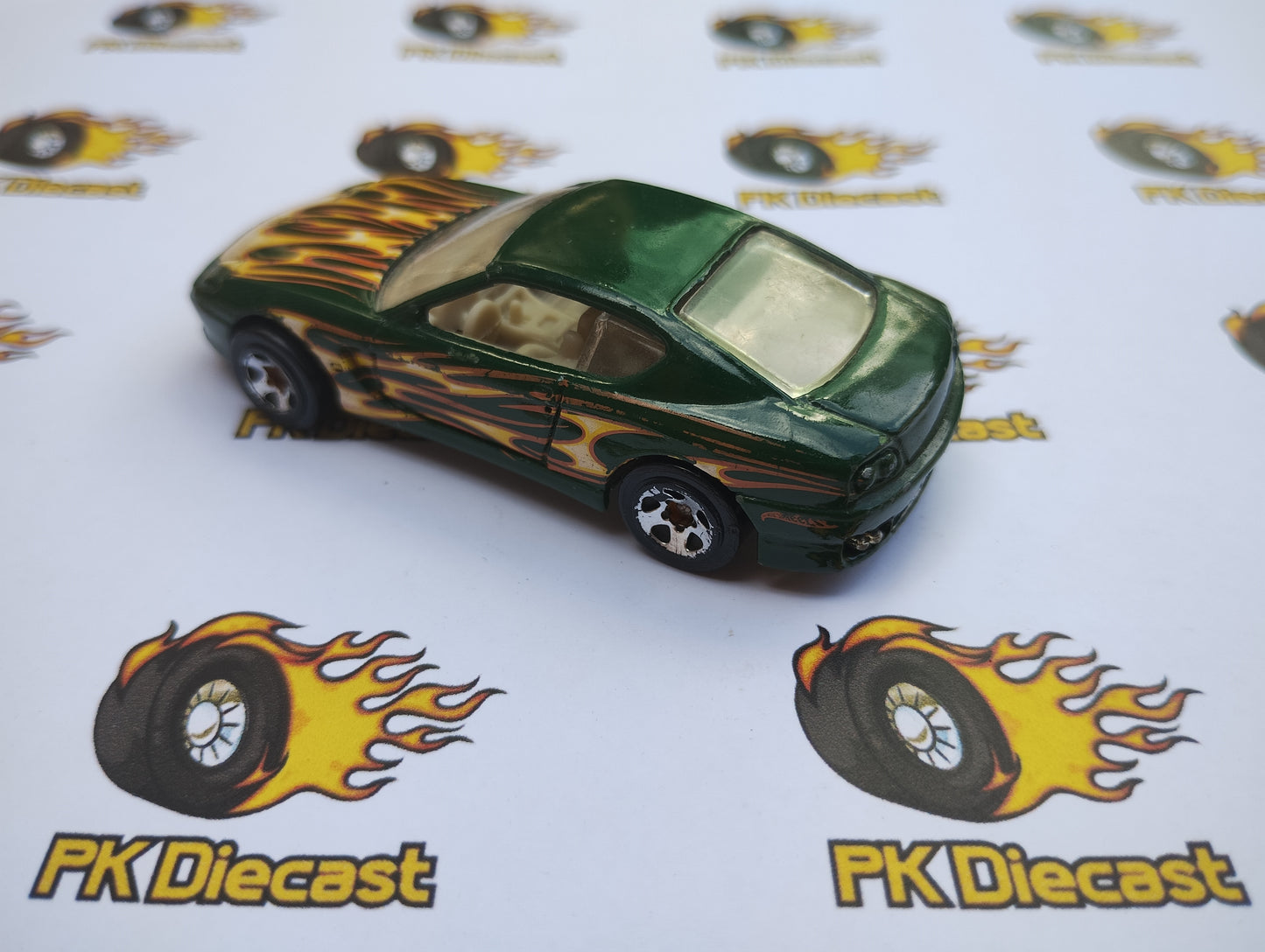 Hot Wheels 1999 Ferrari 456M Green Loose