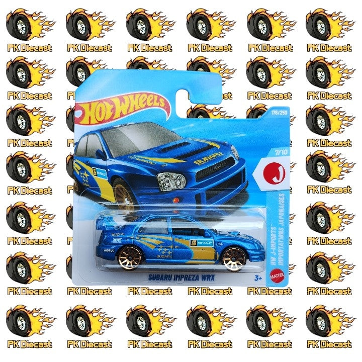 Hot Wheels 1:64 Subaru Impreza WRX HW J-Imports 176/250 Short Card