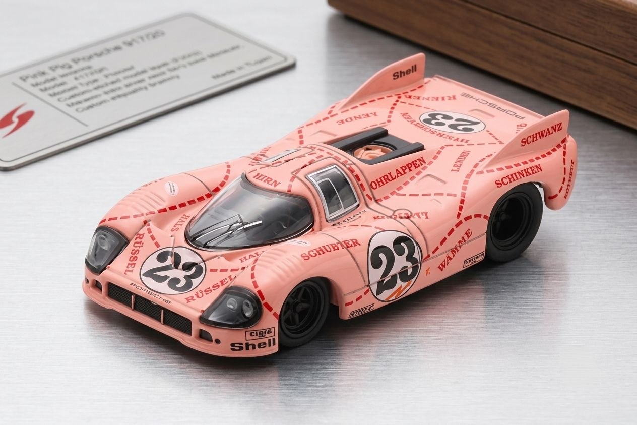 Spark Models 1:64 Porsche 917/20 "Pink Pig" No.23 Le Mans 24H 1971 R. Joest - W. Kauhsen