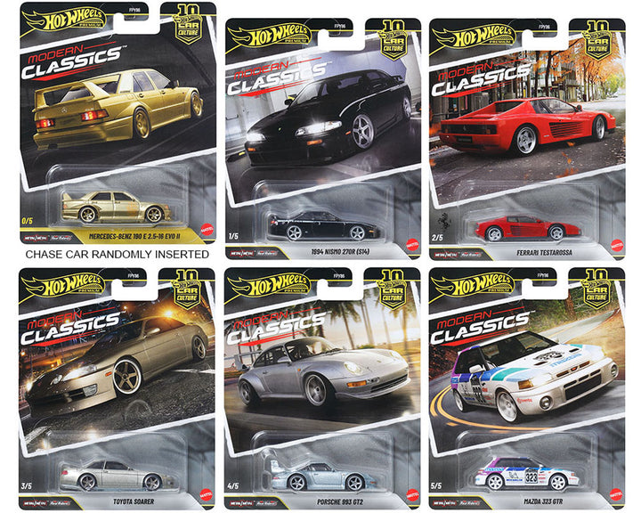 Hot Wheels 1:64 2026 Car Culture Modern Classics Factory Sealed Case of 10