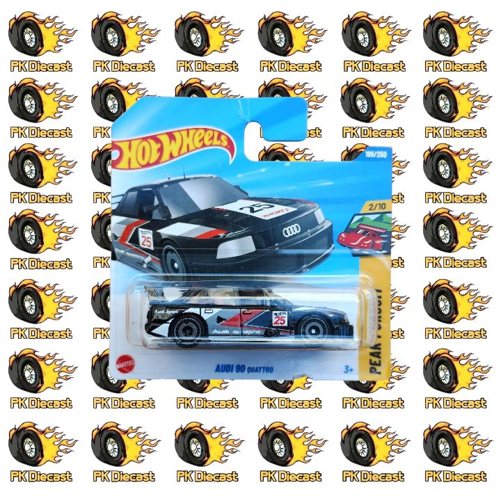 Hot Wheels 1:64 Mainline Audi 90 Quattro 189/250 Peak Pursuit Short Card *Damaged Card*