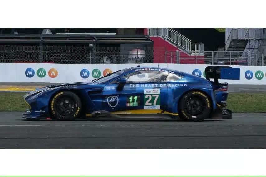 Spark Models 1:64 2026 Aston Martin Vantage AMR LMGT3 #27 I.James/Z.Robichon/M.Drudi Heart of Racing Team Le Mans 24H Blue