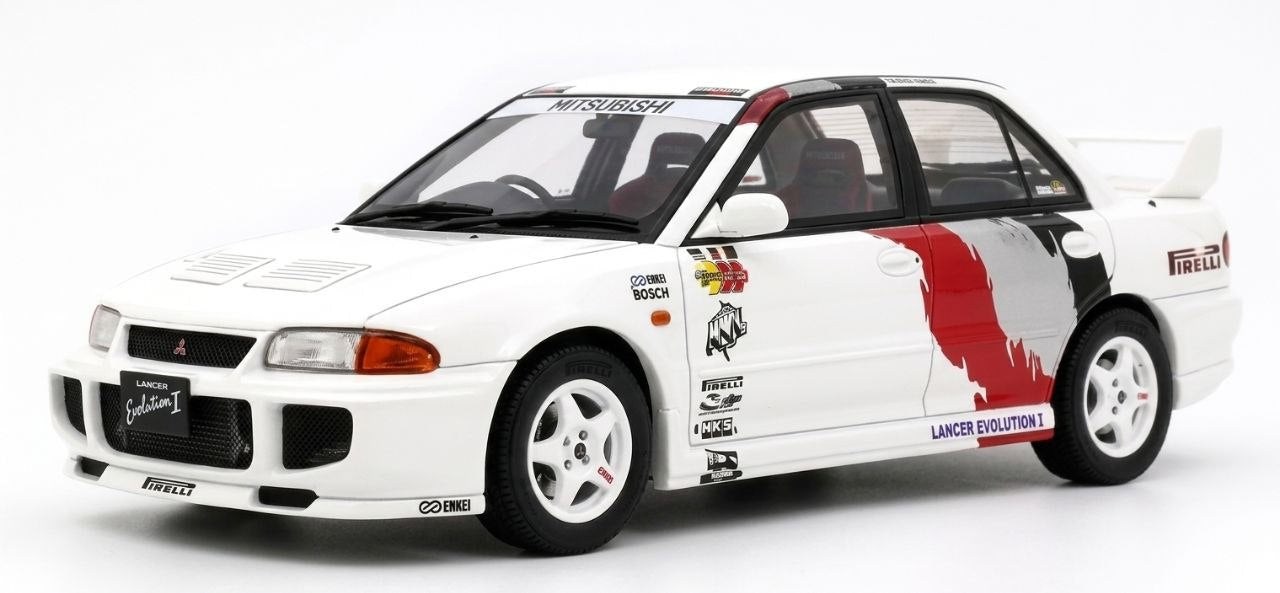 Ottomobile 1:18 1995 Mitsubishi Lancer EVO III Scotia *Resin Series* White W83
