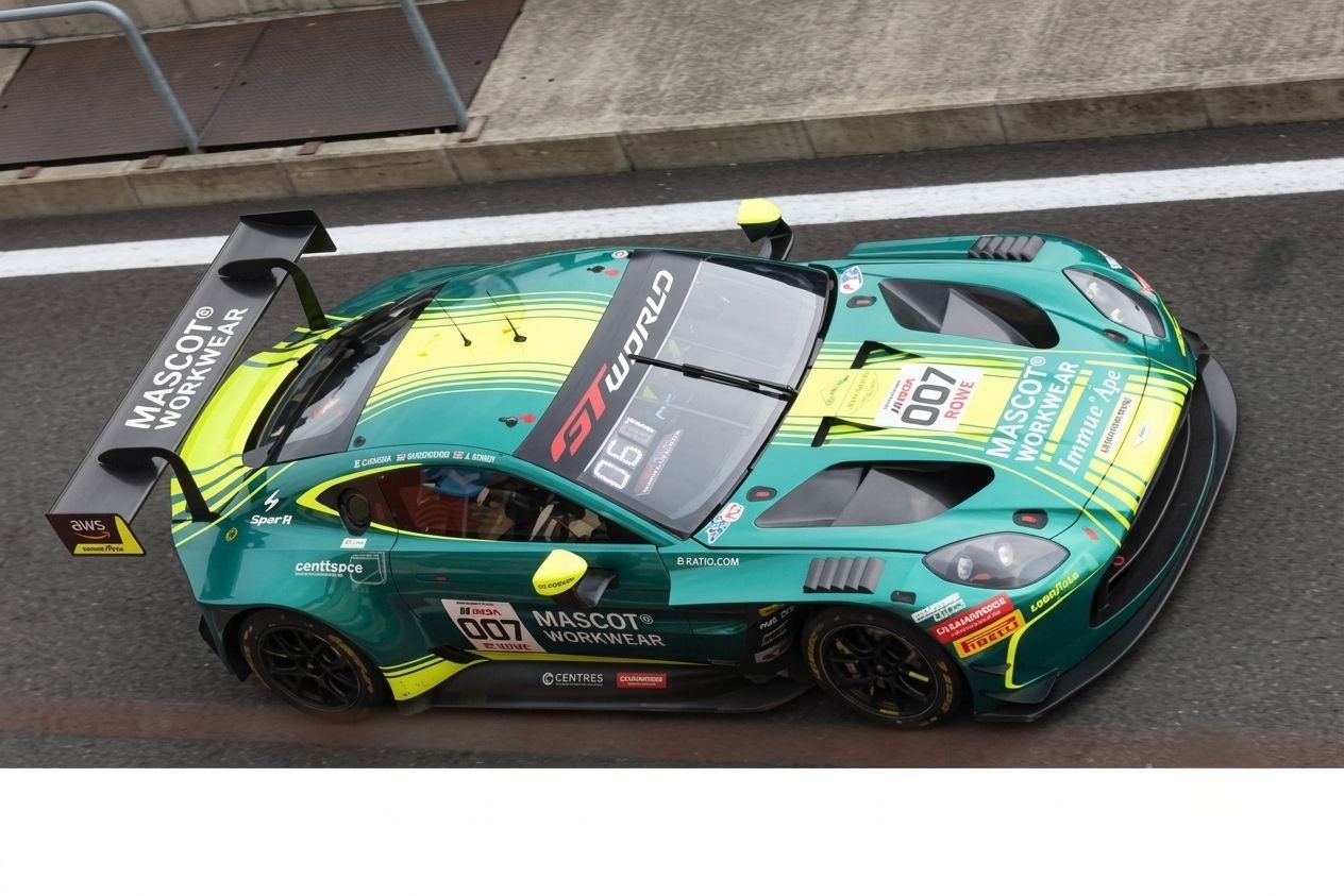 Spark Models 1:64 Aston Martin Vantage AMR GT3 EVO No.7 Comtoyou Racing 24H Spa 2026 M. Drudi - M. Sorensen - N. Thiim