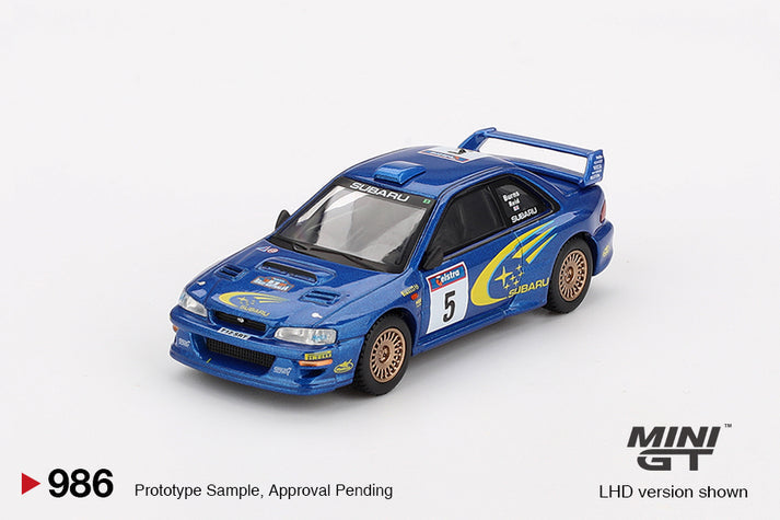 Mini GT #986 Subaru Impreza WRC99 #5 1999 Rally Australia Winner - Australia Exclusive