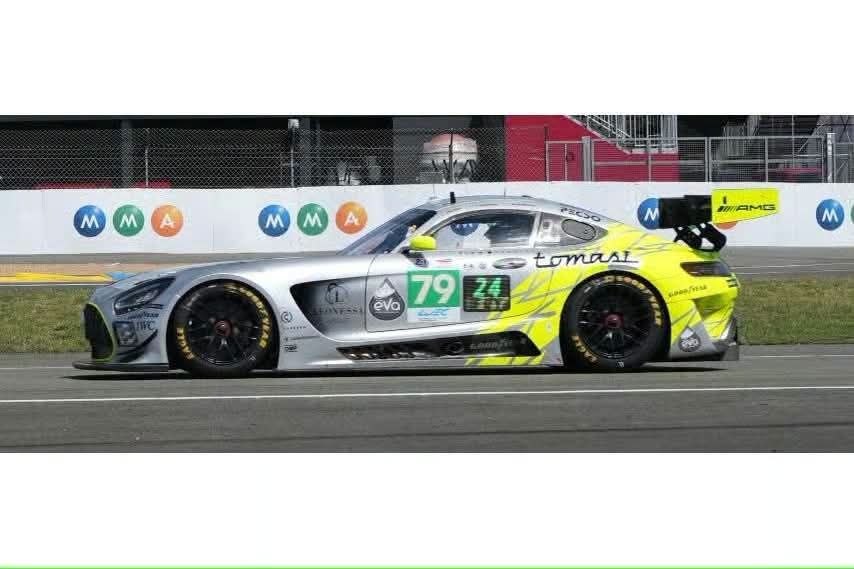 Spark Models 1:64 2026 Mercedes-AMG LMGT3 #79 J.Zelger/M.Cressoni /L.Hodenius Iron Lynx Le Mans 24H Silver/Yellow