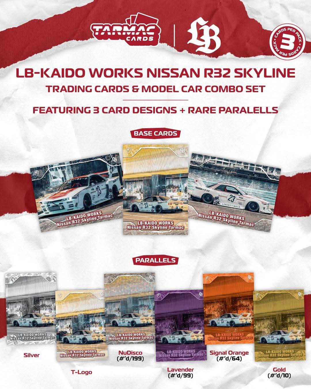 Tarmac Works 1:64 LB-KAIDO WORKS Nissan R32 Skyline Tarmac