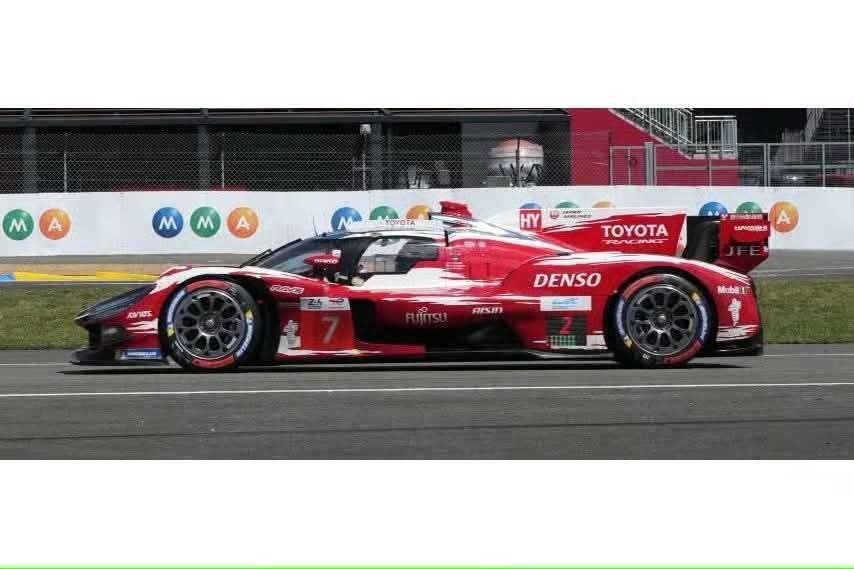 Spark Models 1:64 2026 Toyota TR010 Hybrid #7 M.Conway/K.Kobayashi/N. De Vries Winner Le Mans 24h Red