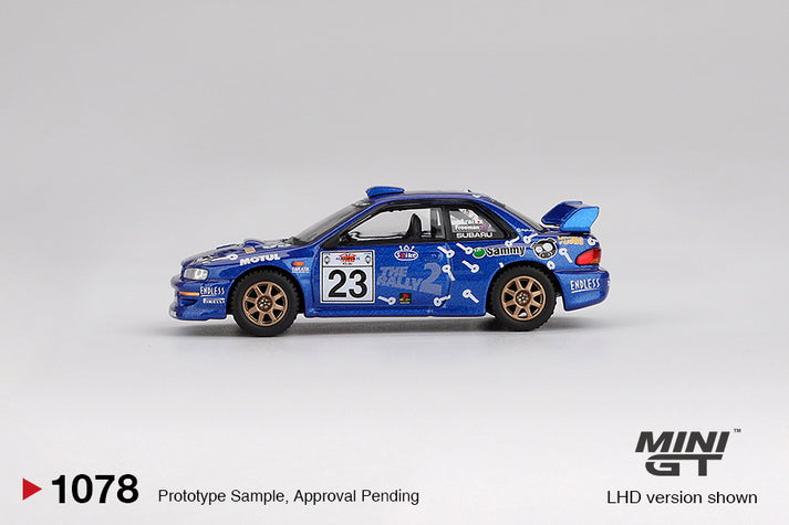 Mini GT 1:64 Subaru Impreza WRC99 #23 2000 Acropolis Rally LHD #1078