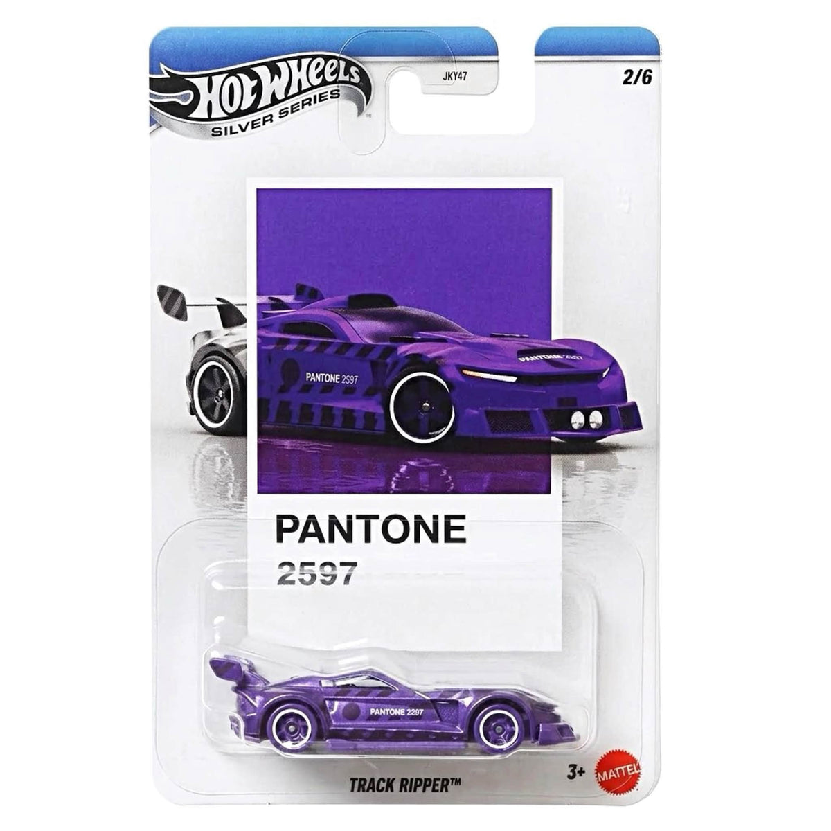 Hot Wheels 1:64 Pantone Mix 3 Track Ripper 2/6 Silver Series