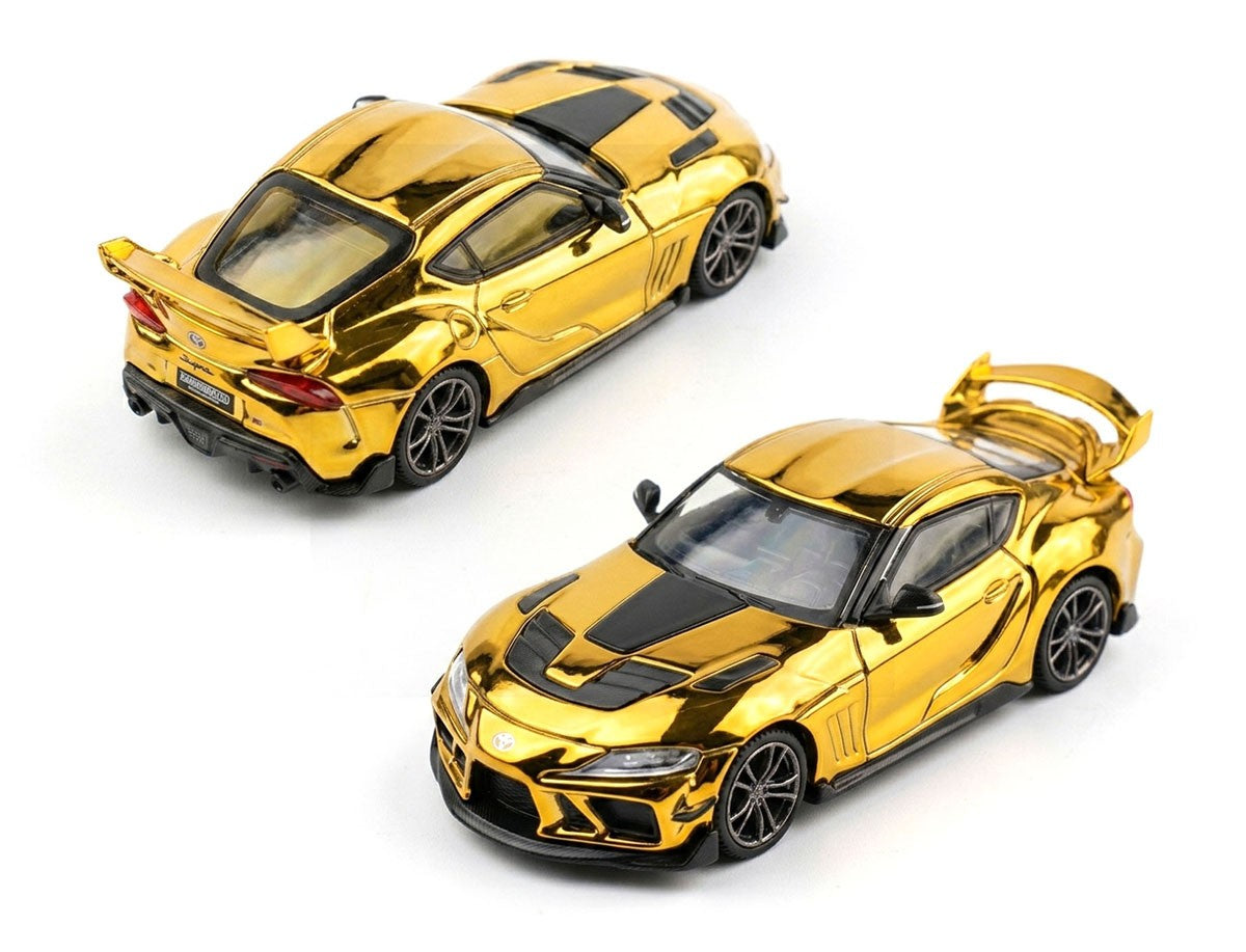 Pop Race 1:64 Darwin Pro 66G WBK Supra A90 Nitro Yellow