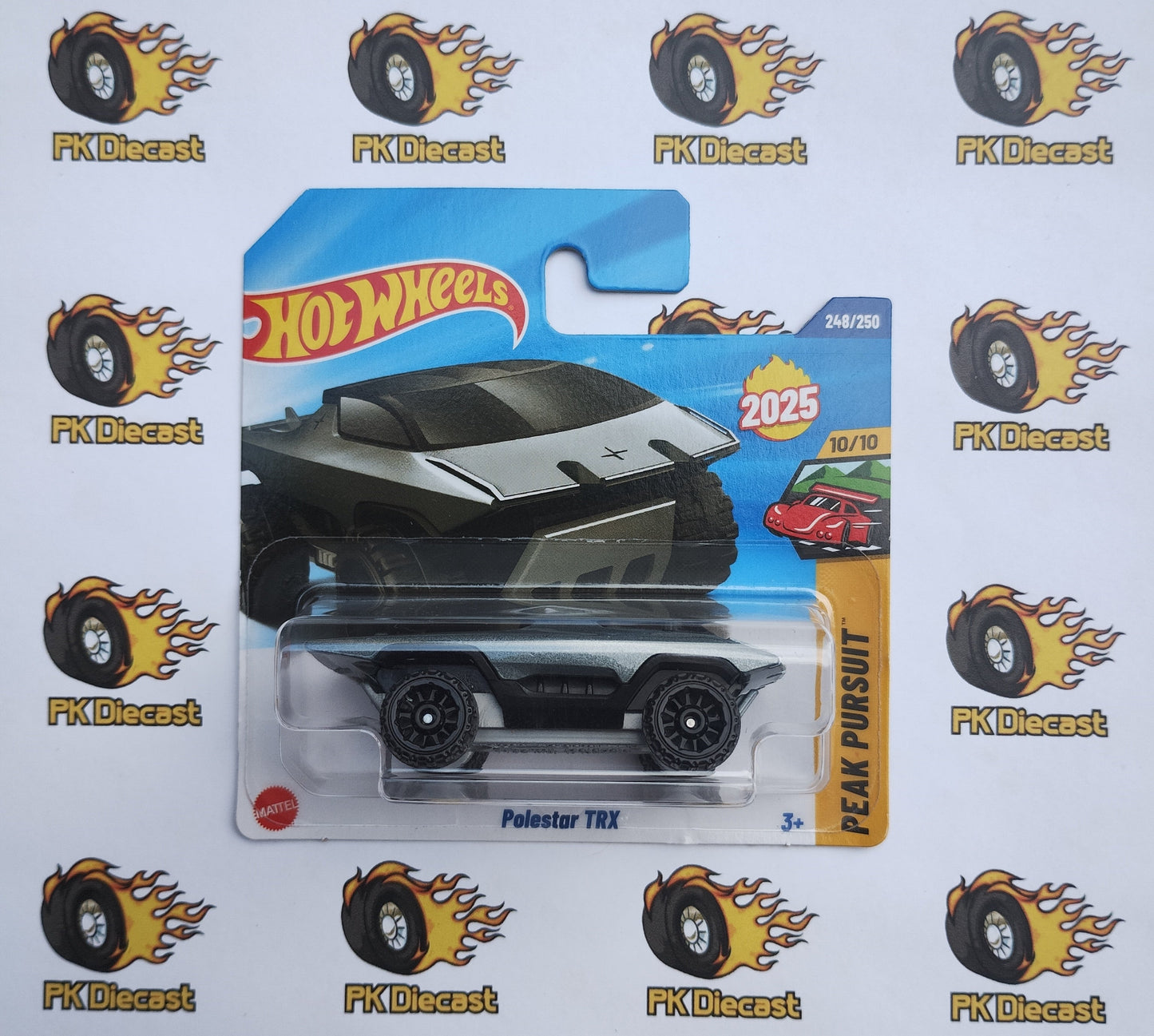 Hot Wheels 2025 Polestar TRX - Peak Pursuit - 248/250 Short Card
