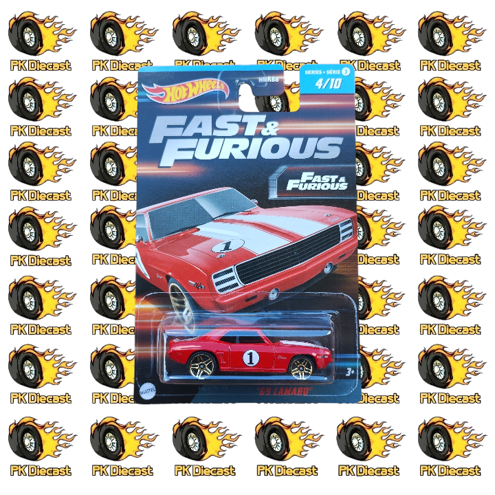 Hot Wheels 1:64 Fast & Furious Series 3 '69 Camaro 4/10