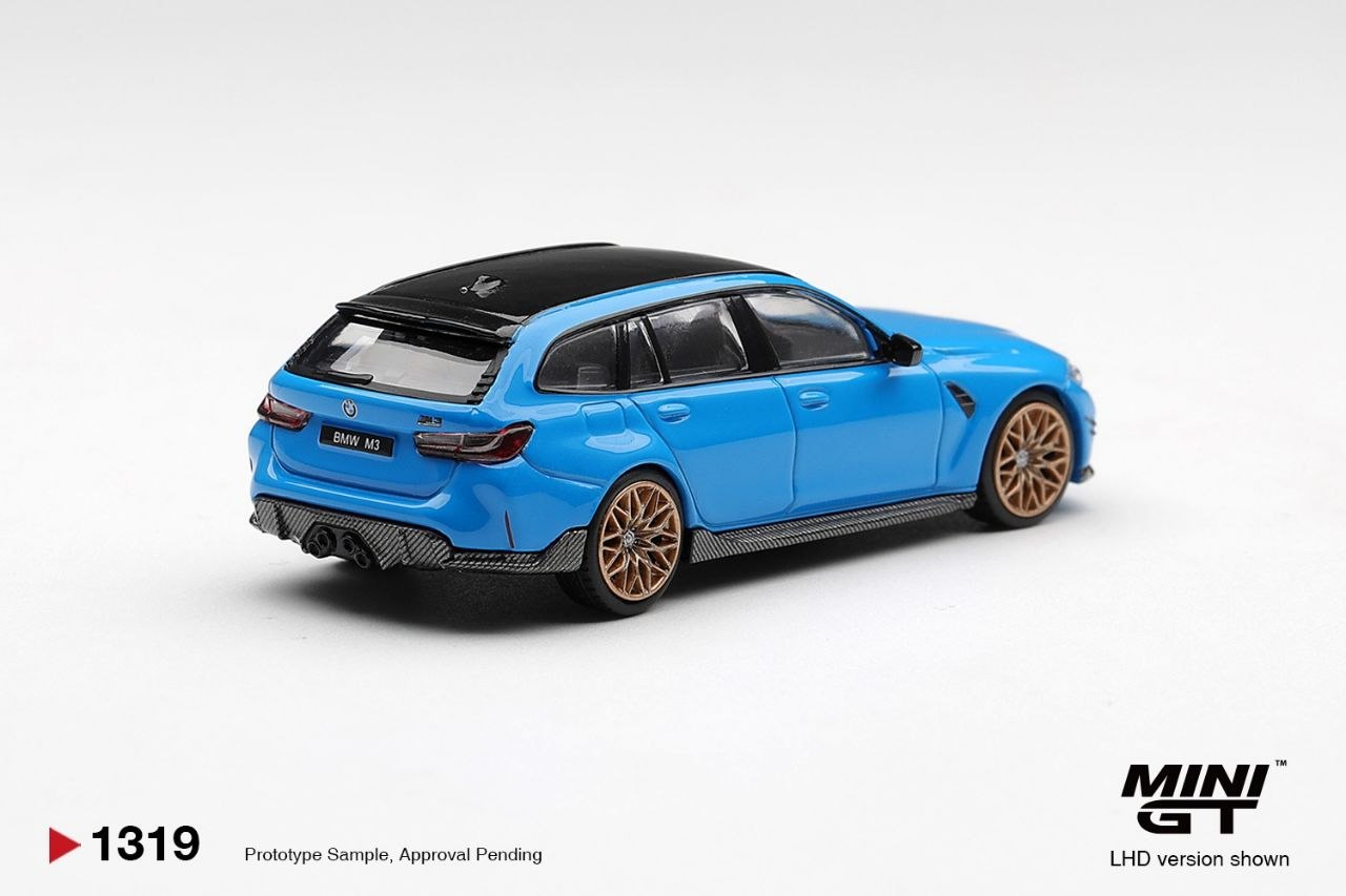 Mini GT 1:64 BMW M3 M Performance Touring Riviera Blue #1319