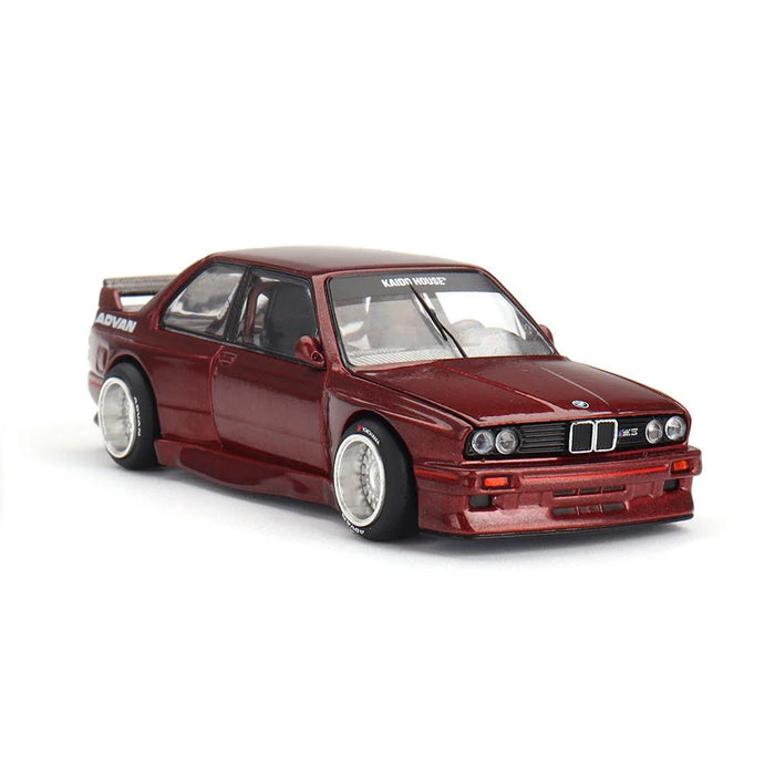 Kaido House x MiniGT 1:64 BMW M3 (E30) KAIDO GT V1 Calypso Red Metallic - KHMG162