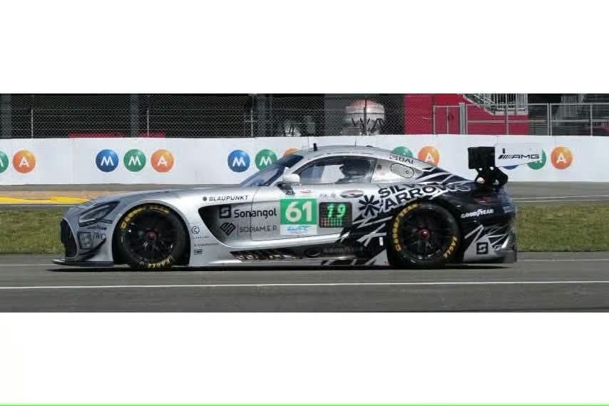 Spark Models 1:64 2026 Mercedes-AMG LMGT3 #61 M.Berry/R.Andrade/M.Martin Iron Lynx Le Mans 24H Silver/Black