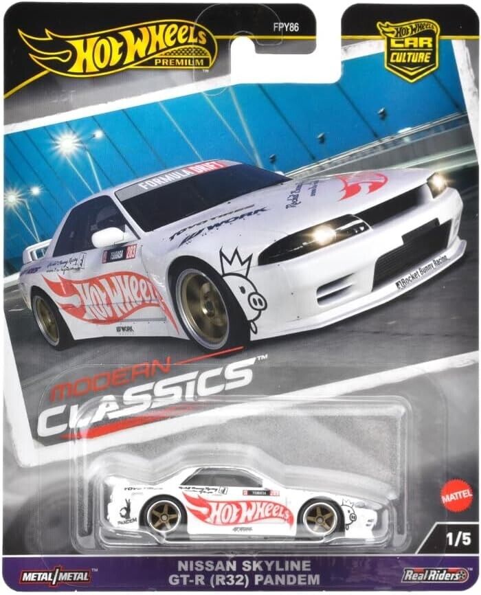 Hot Wheels 1:64 2024 Modern Classics Nissan Skyline GT-R (R32) Pandem Premium