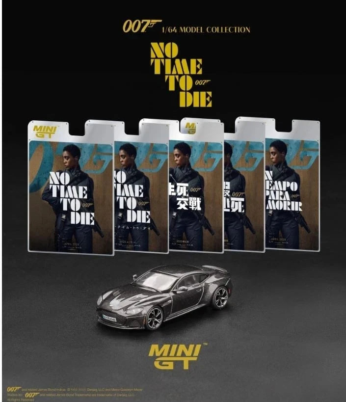 Mini GT James Bond Aston Martin DBS NO TIME TO DIE English Packaging 1:64
