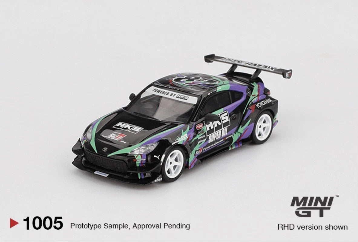 Mini GT 1:64 Toyota GR86 HKS TYPE R 2022 Tokyo Auto Salon #1005