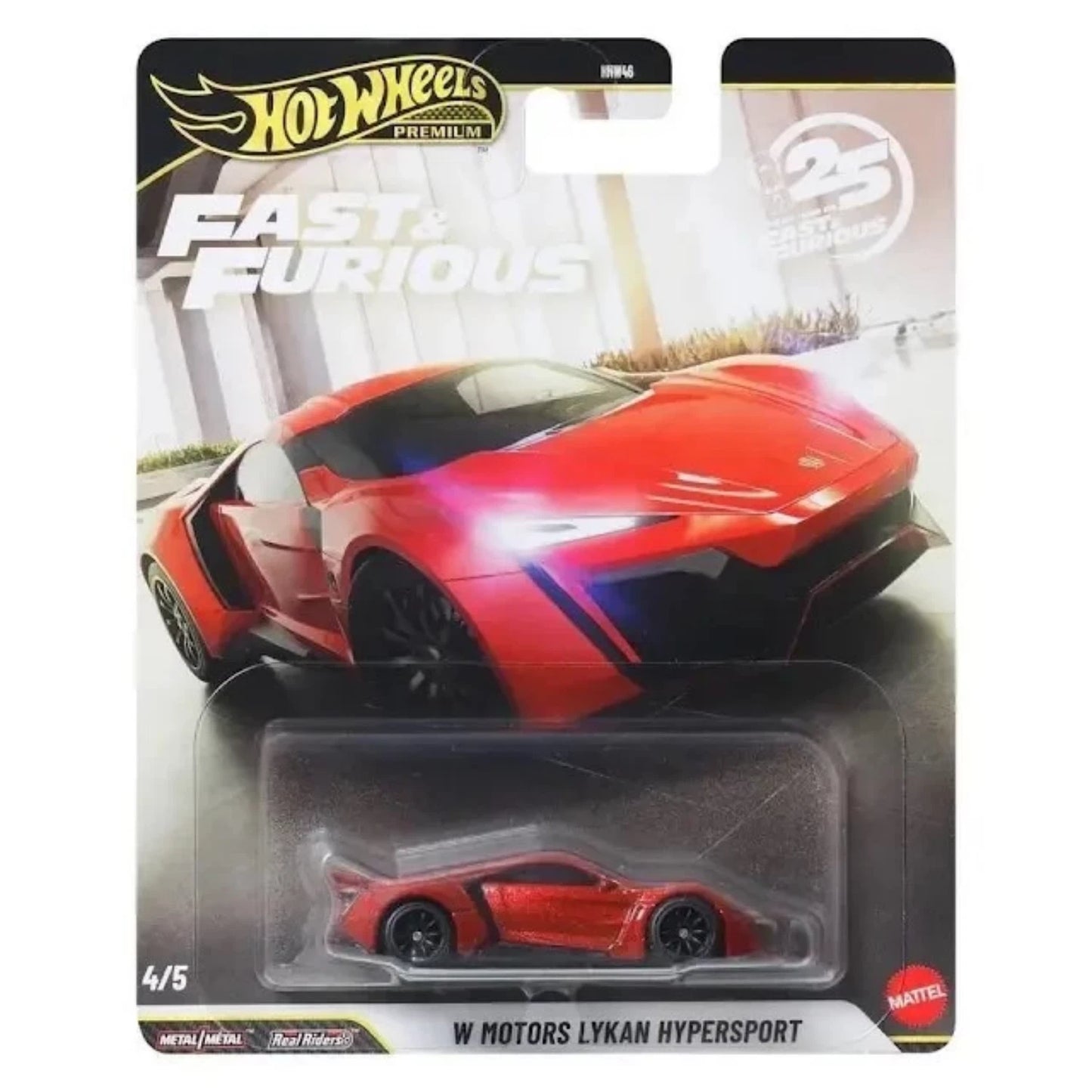Hot Wheels 1:64 Premium 2026 Fast & Furious 25th Anniversary Lykan Hypersport
