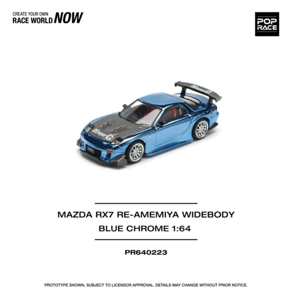 Pop Race 1:64 Mazda RX-7 RE-Amemiya Widebody #0223