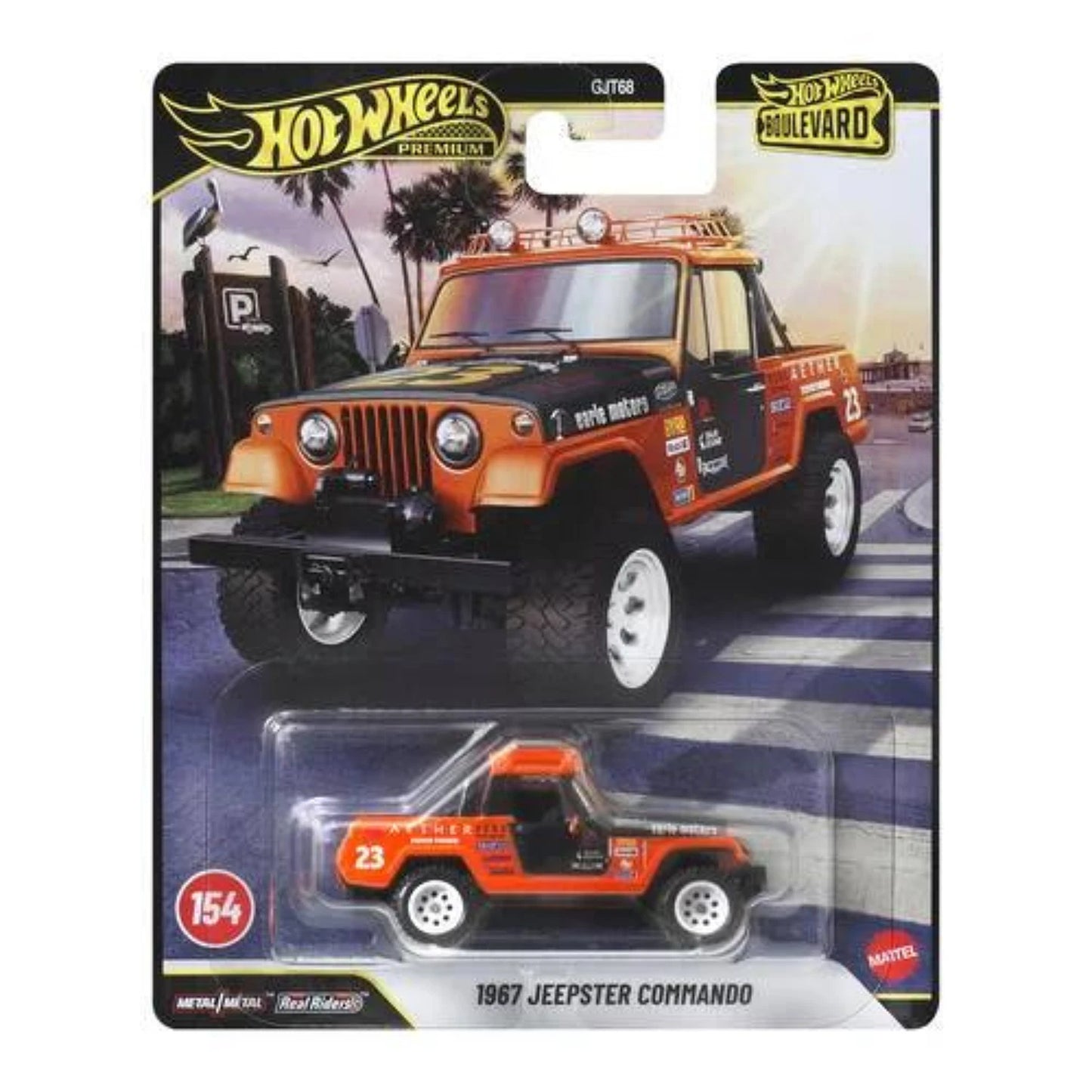 Hot Wheels 1:64 Boulevard 1967 Jeepster Commando #154