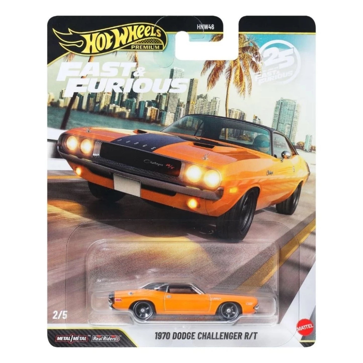 Hot Wheels 1:64 Premium Fast & Furious 1970 Dodge Challenger R/T
