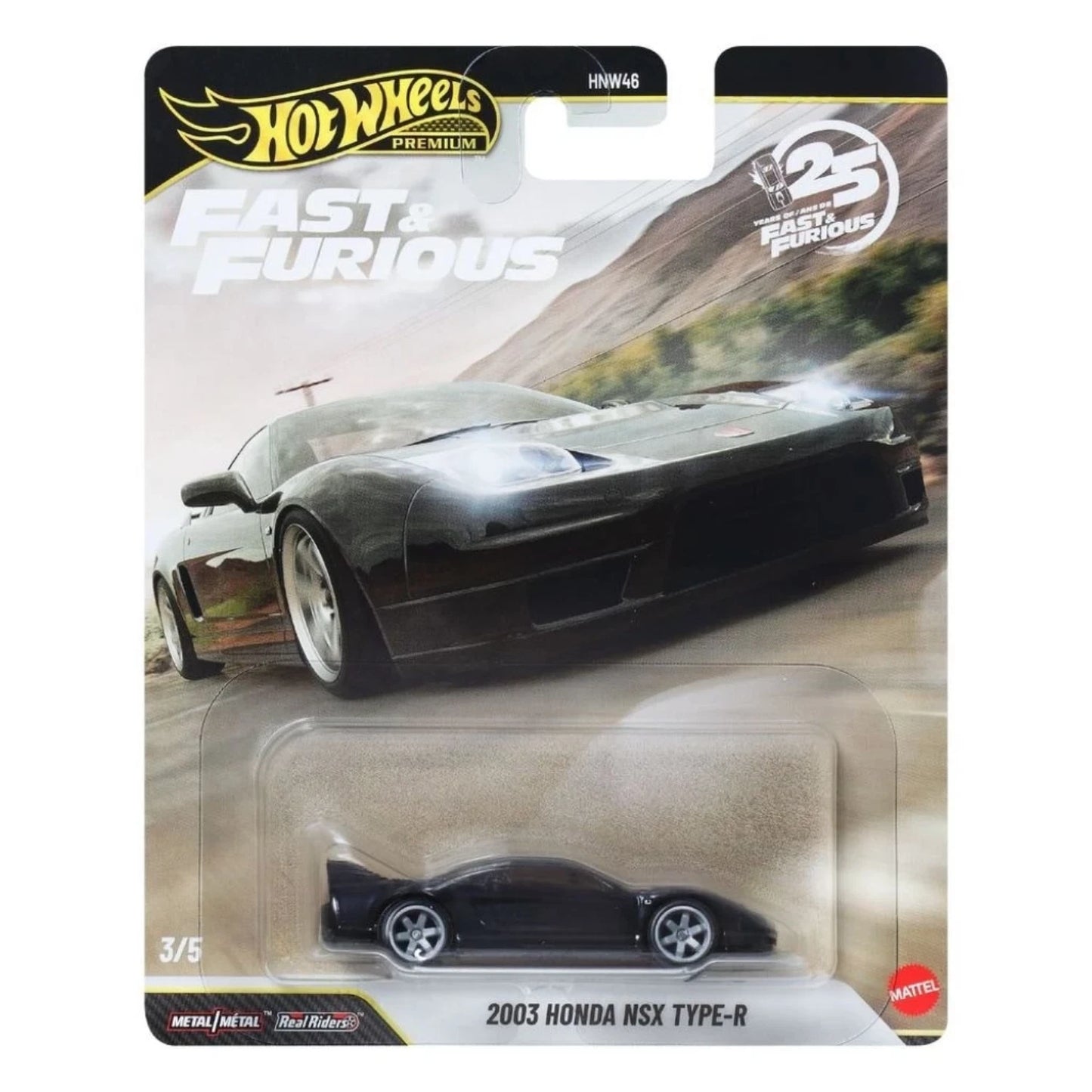 Hot Wheels 1:64 Premium Fast & Furious 2003 Honda NSX Type-R