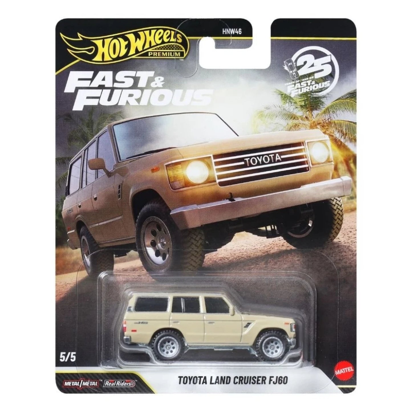 Hot Wheels 1:64 Premium Fast & Furious Toyota Land Cruiser FJ60