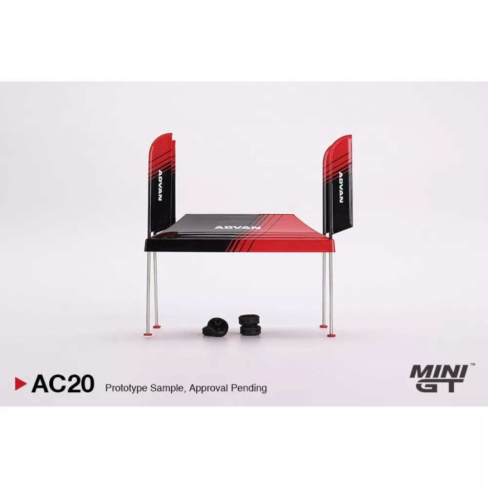 Mini GT 1:64 Advan Paddock Service Tent Set #AC20