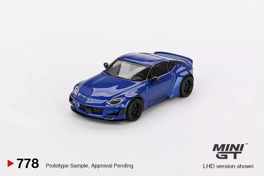 Mini GT 1:64 Pandem Nissan Z Seiran Blue RHD #778