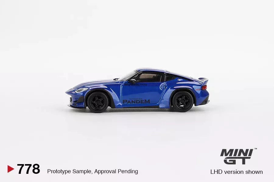 Mini GT 1:64 Pandem Nissan Z Seiran Blue RHD #778