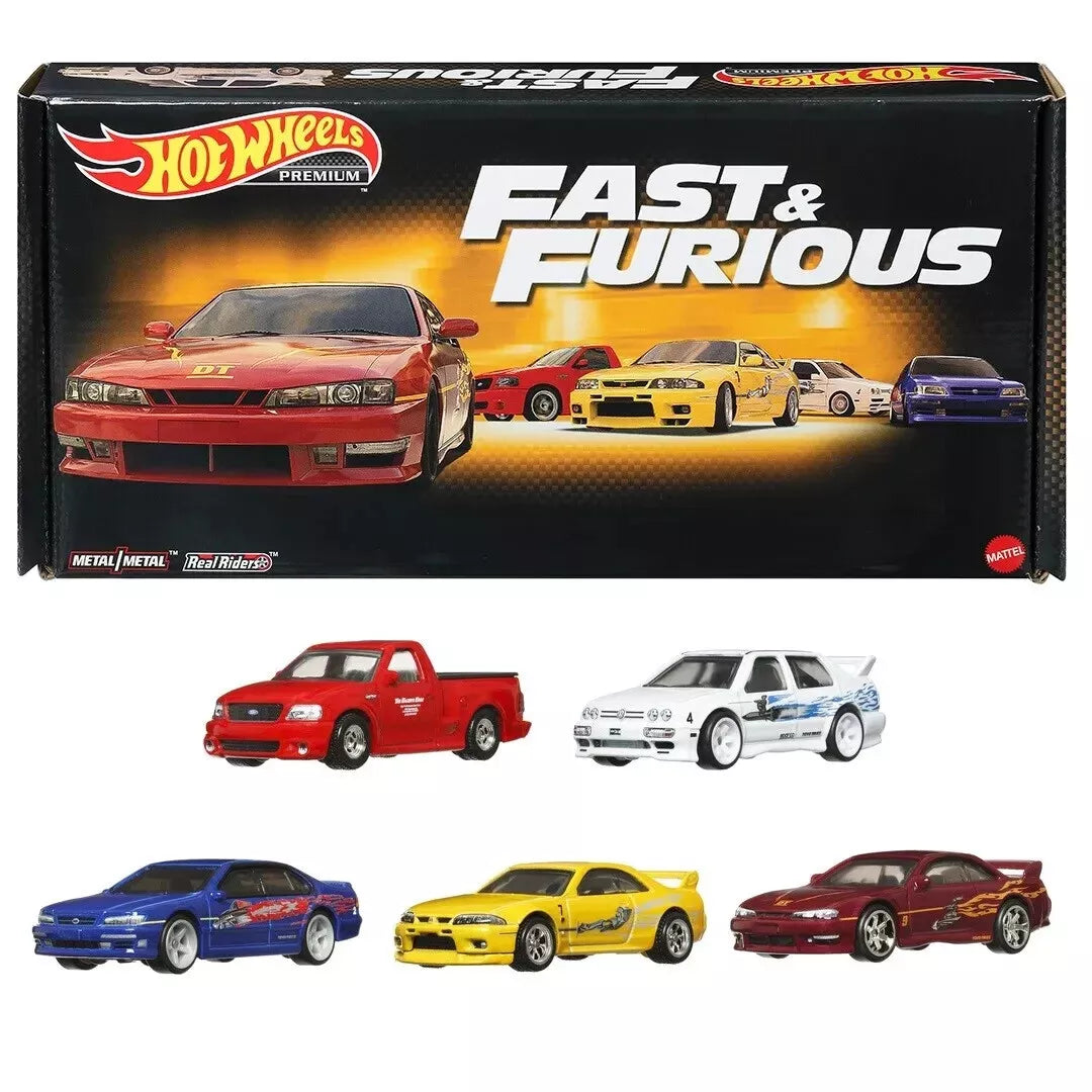 Hot Wheels 1:64 Premium 2023 Fast and Furious 5 Pack Box Set *SEALED*