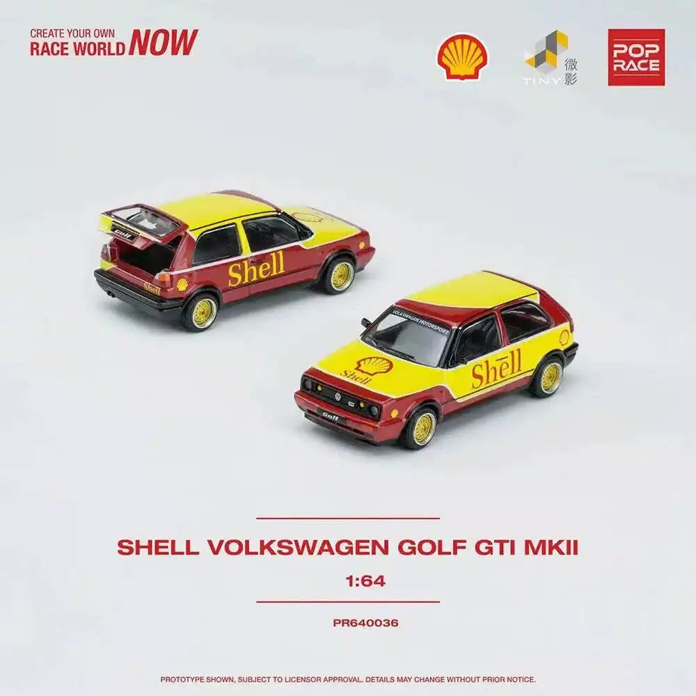 Pop Race 1:64 Volkswagen Golf GTI MK2 SHELL
