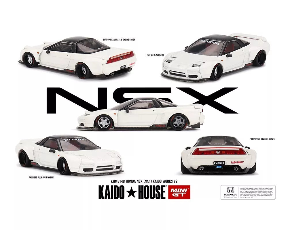 Kaido House x Mini GT 1:64 Honda NSX (NA1) Kaido WORKS V2 #148