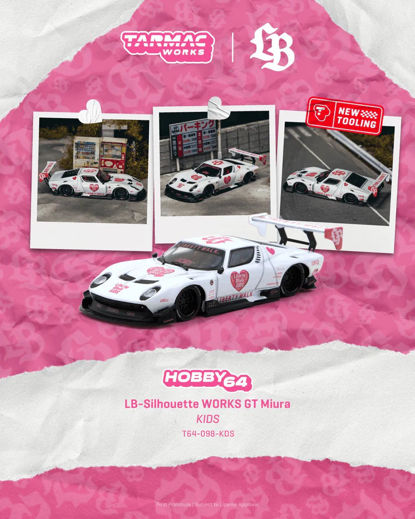 Tarmac Works 1:64 2026 Lamborghini Miura LB-Silhouette Works Kids