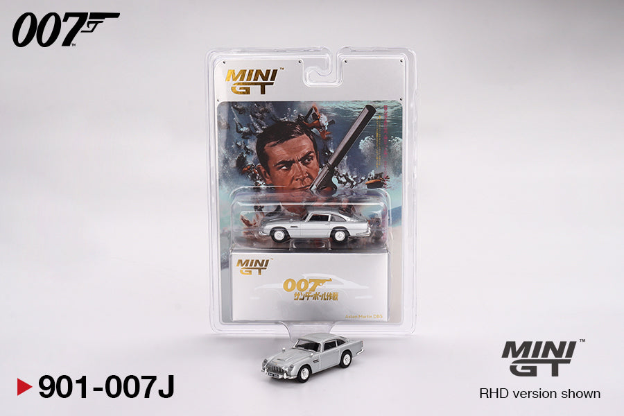 Mini GT Aston Martin DB5 James Bond 007 Thunderball Japanese Packaging 1:64