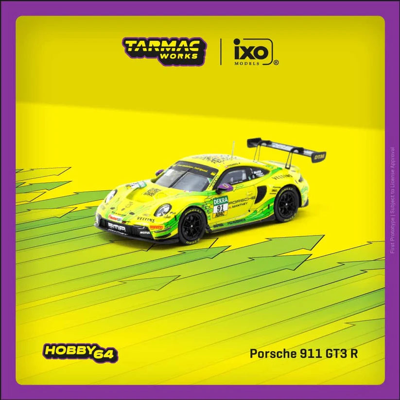 Tarmac Works 1:64 Porsche 911 GT3 R DTM 2023 #91 Preining