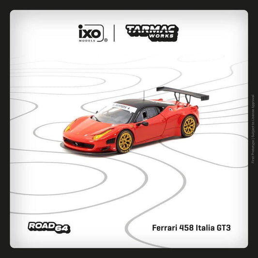 Tarmac Works 1:64 Ferrari 458 Italia GT3 Red