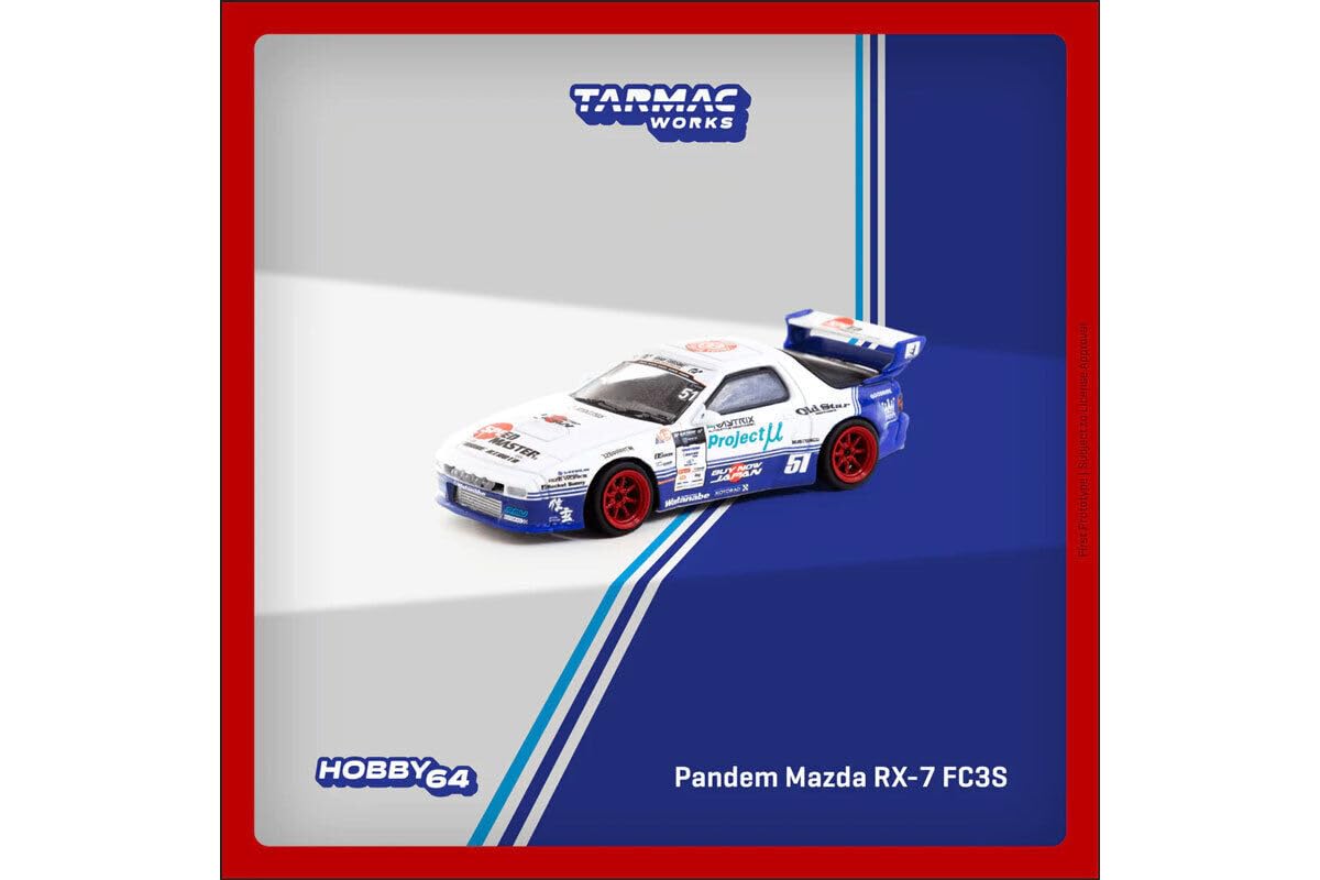 Tarmac Works 1:64 Pandem Mazda RX7 FC3S Drift