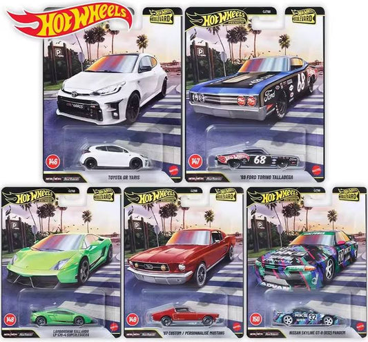 Hot Wheels 2026 1:64 Premium Boulevard #146-150 Full Set of 5 978G