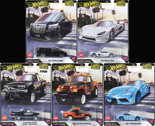 Hot Wheels 2026 1:64 Premium Boulevard #151-155 Full Set of 5 978H