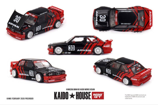 Kaido House x Mini GT 1:64 BMW M3 Kaido Works Advan #266