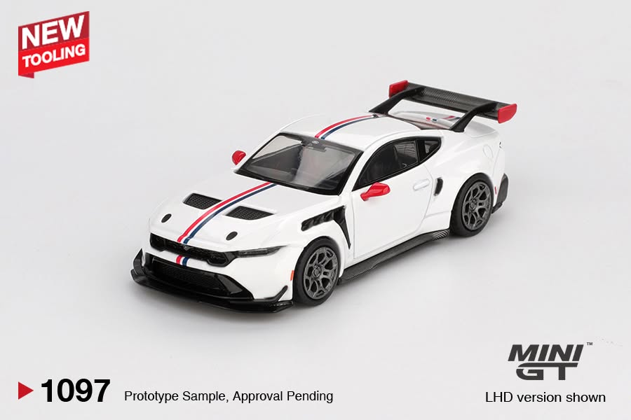 Mini GT 1:64 Ford Mustang GTD Spirit of America #1097 (LHD)