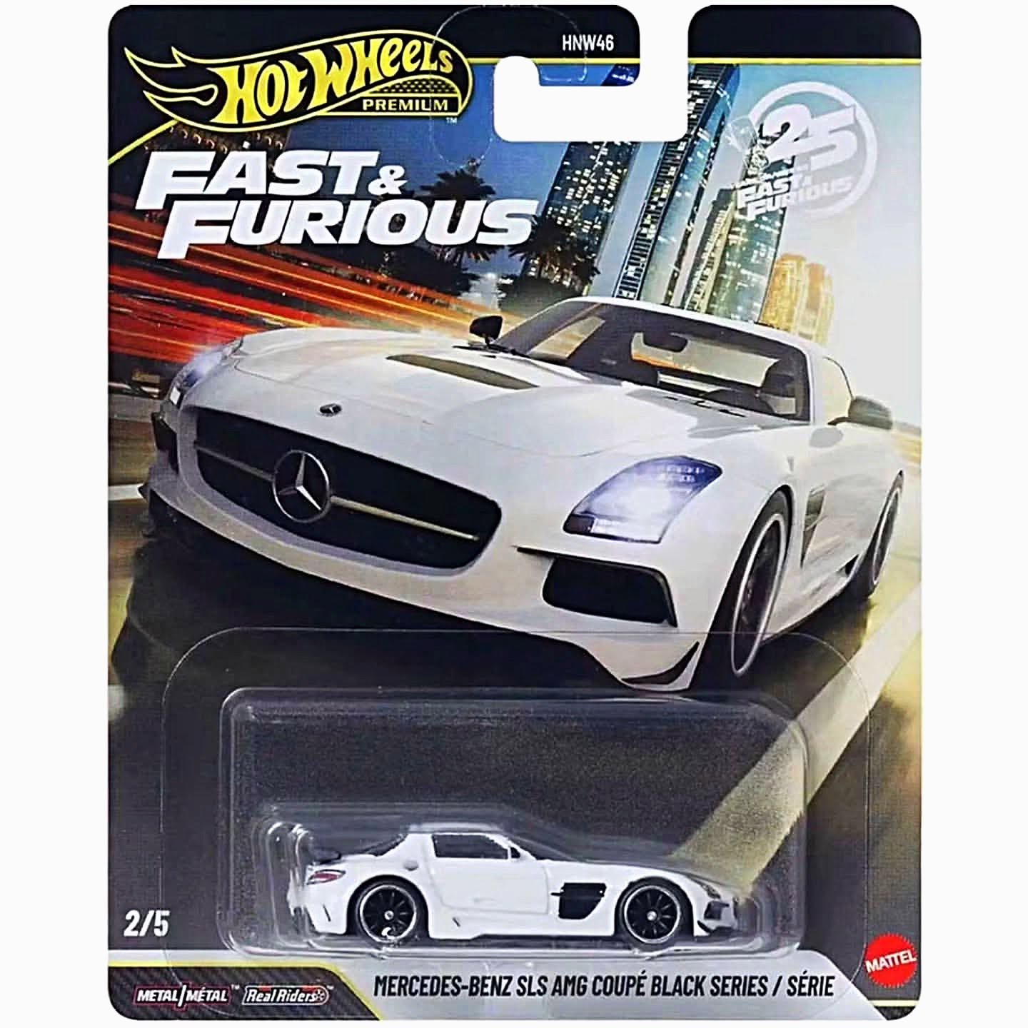 Hot wheels 1:64 Premium Mercedes-Benz SLS AMG Coupe Black Series
