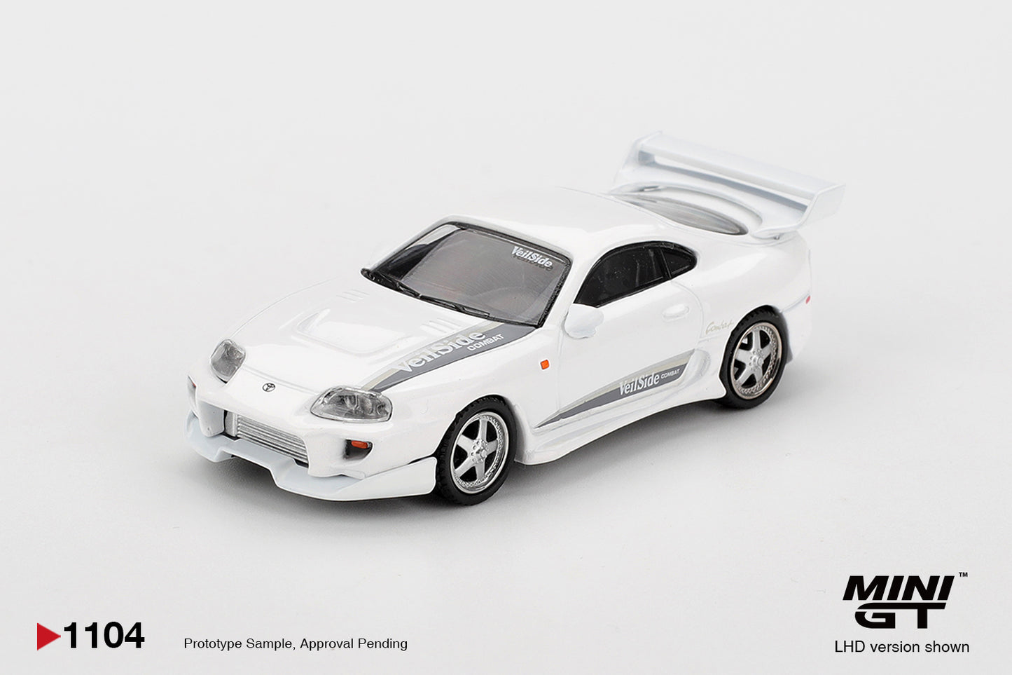 Mini GT 1:64 Toyota Supra VeilSide Combat V-I White #1104 (RHD)