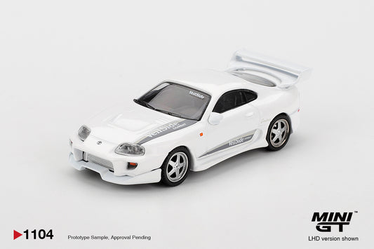 Mini GT 1:64 Toyota Supra VeilSide Combat V-I White #1104 (RHD)