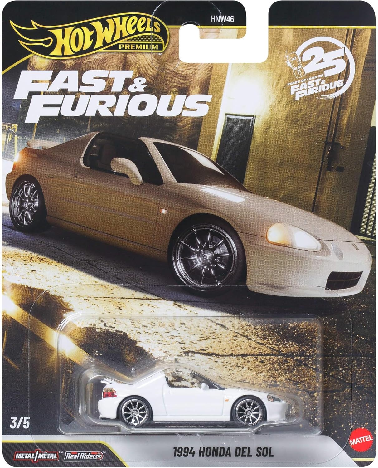 Hot Wheels 1:64 Premium Fast & Furious 1994 Honda Del Sol