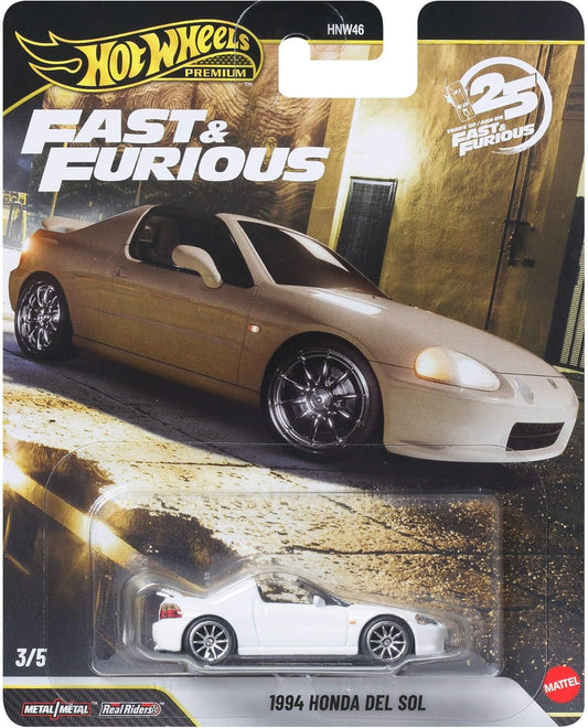 Hot Wheels 1:64 Premium Fast & Furious 1994 Honda Del Sol